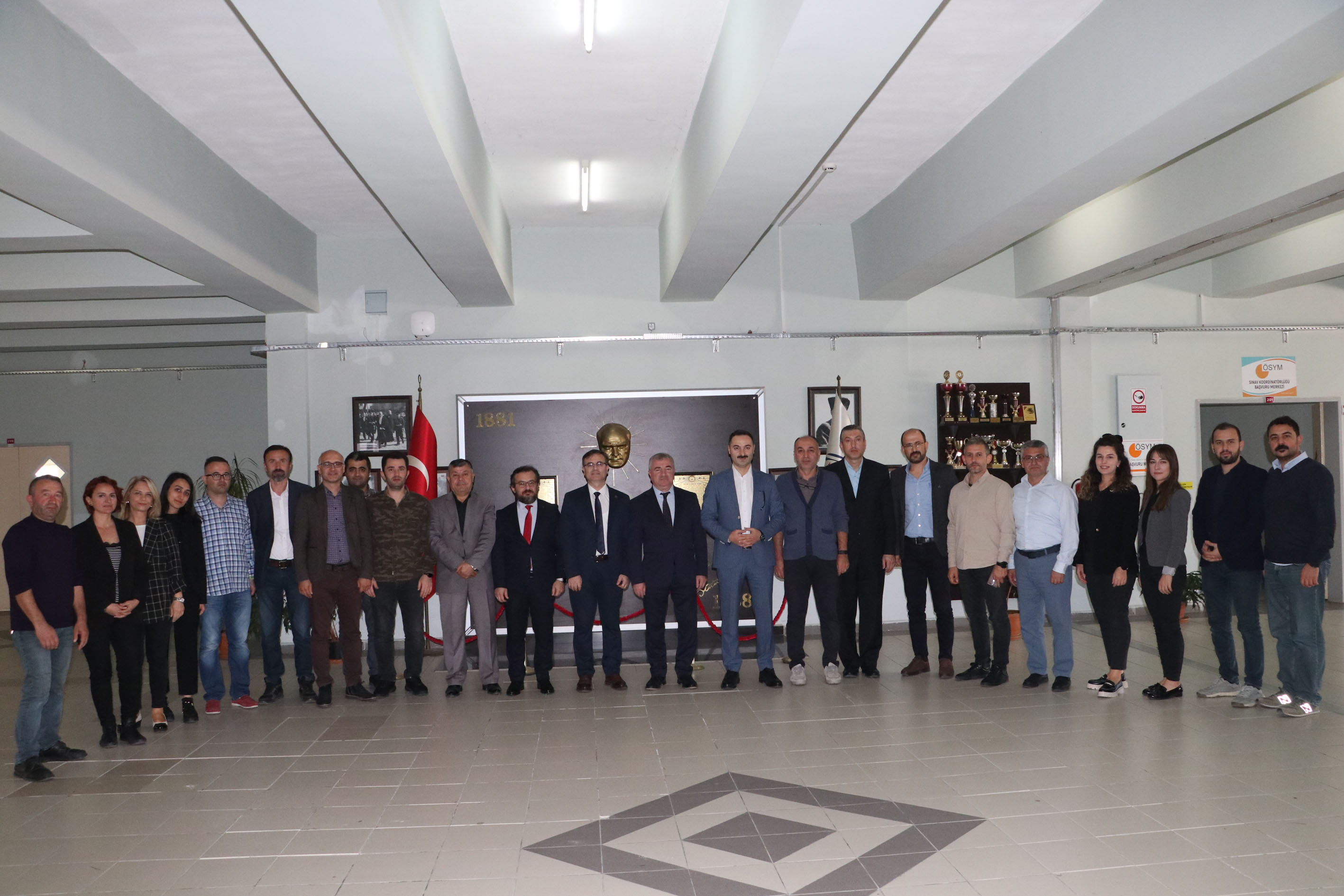 Havza Kaymakamı Ayvat ve Belediye Başkanı Özdemir’den ziyaret