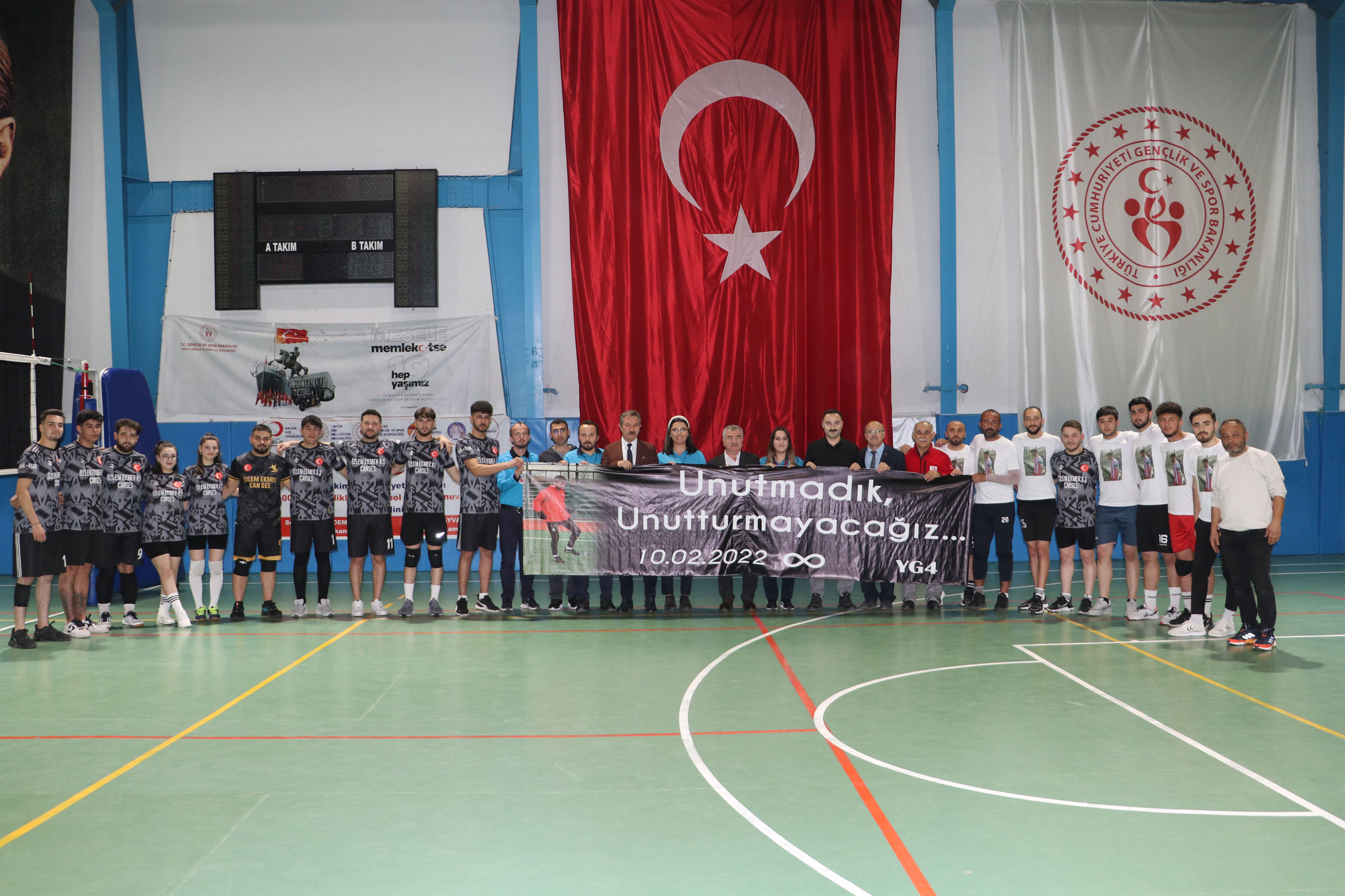 Havza’da 29 Ekim Cumhuriyet Bayramı Voleybol Halk Turnuvası sona erdi