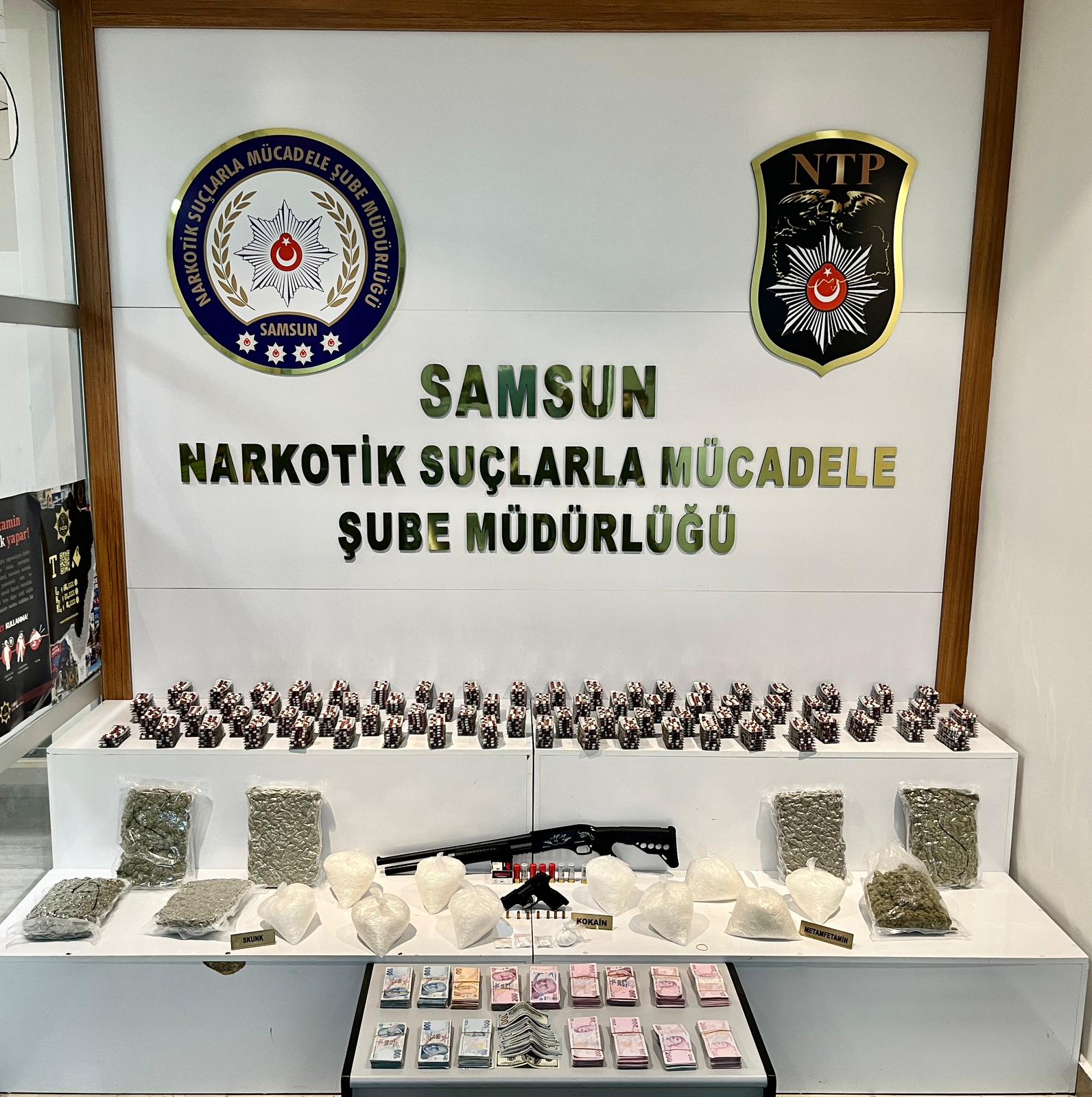 Samsun’da 10 kilogram metamfetamin ele geçirildi, 6 kişi yakalandı