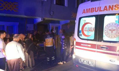 Samsun’da evde çıkan yangında 4 kişi dumandan etkilendi