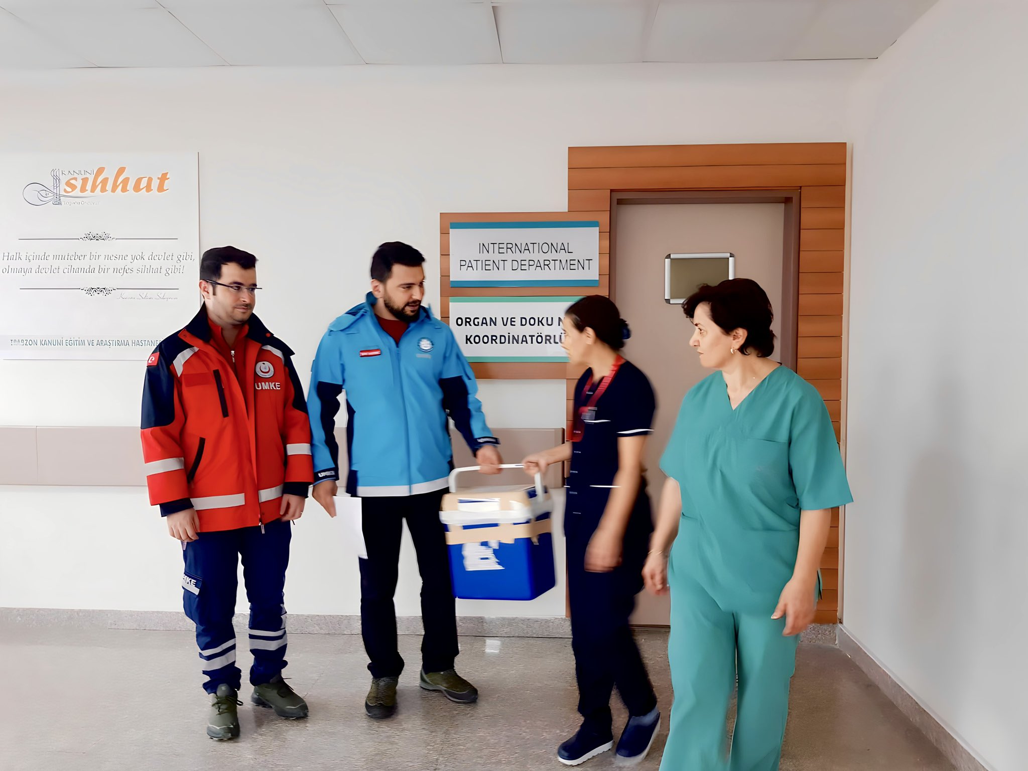 Trabzon’da beyin ölümü gerçekleşen kişinin organları 3 hastaya nakledilecek