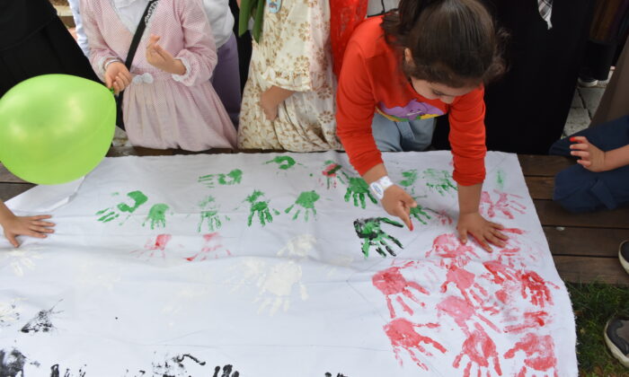 Trabzon’da çocuklar Filistinli akranlarına destek için yürüdü