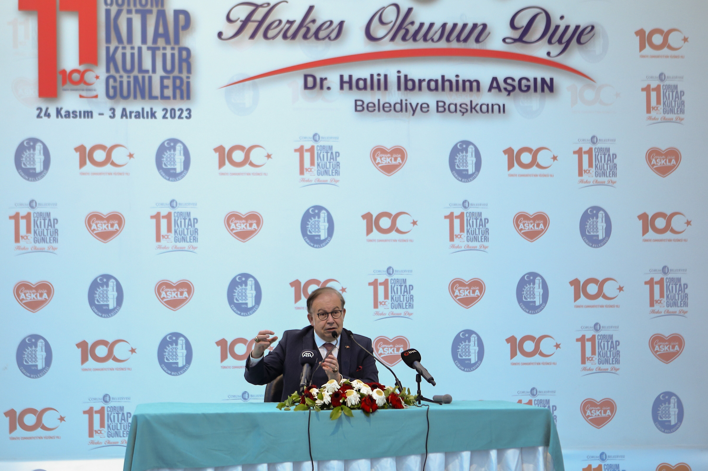 Türk DEGS Başkanı Yaycı, Çorum Kitap Kültür Günleri’ne katıldı