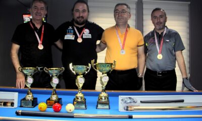 Üç Bant Bilardo Orta ve Batı Karadeniz Bölge Şampiyonası Sinop’ta sona erdi