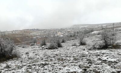 Amasya’da kar ve sis etkili oldu