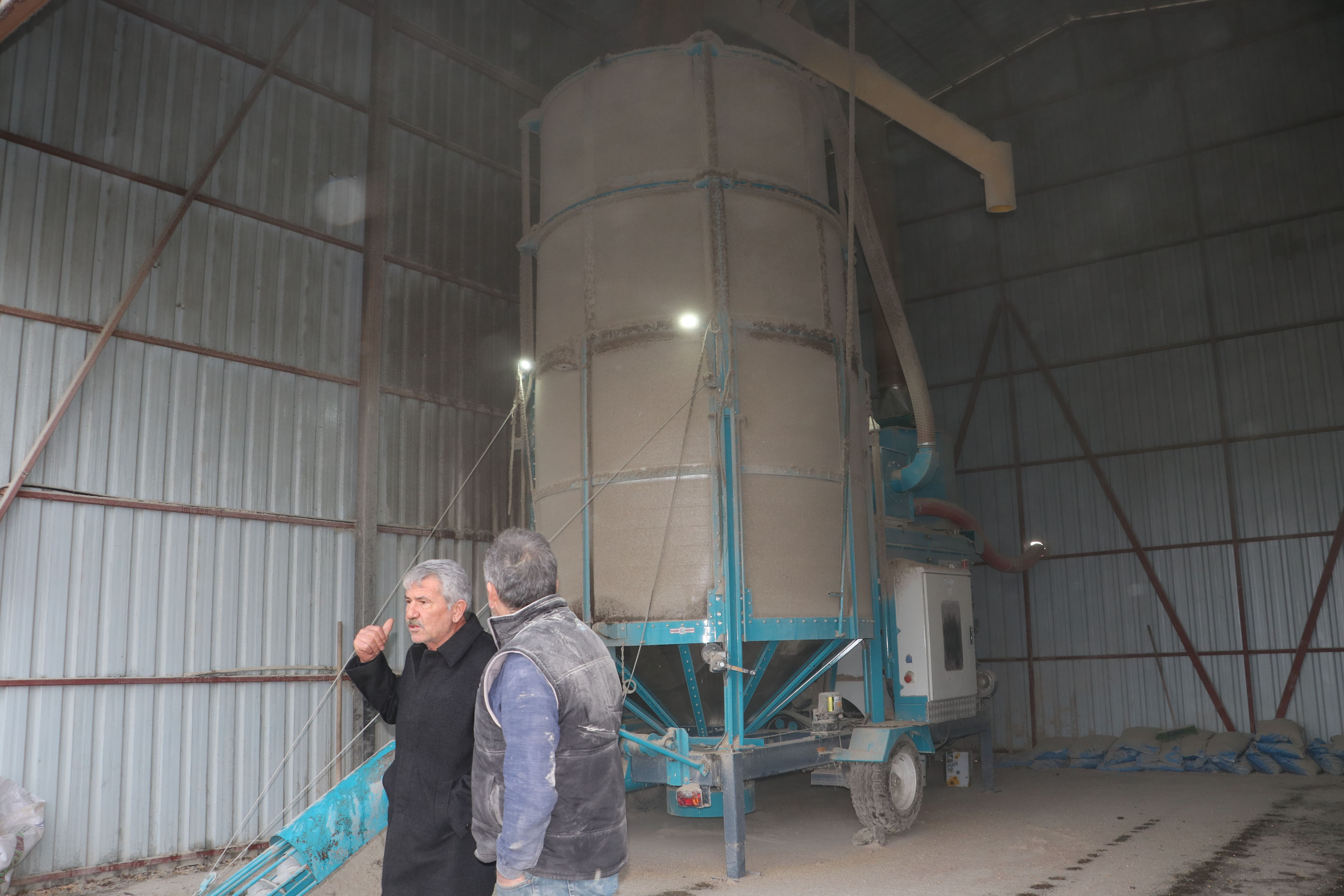 Havza’da danelik mısır kurutma tesisi faaliyete geçti