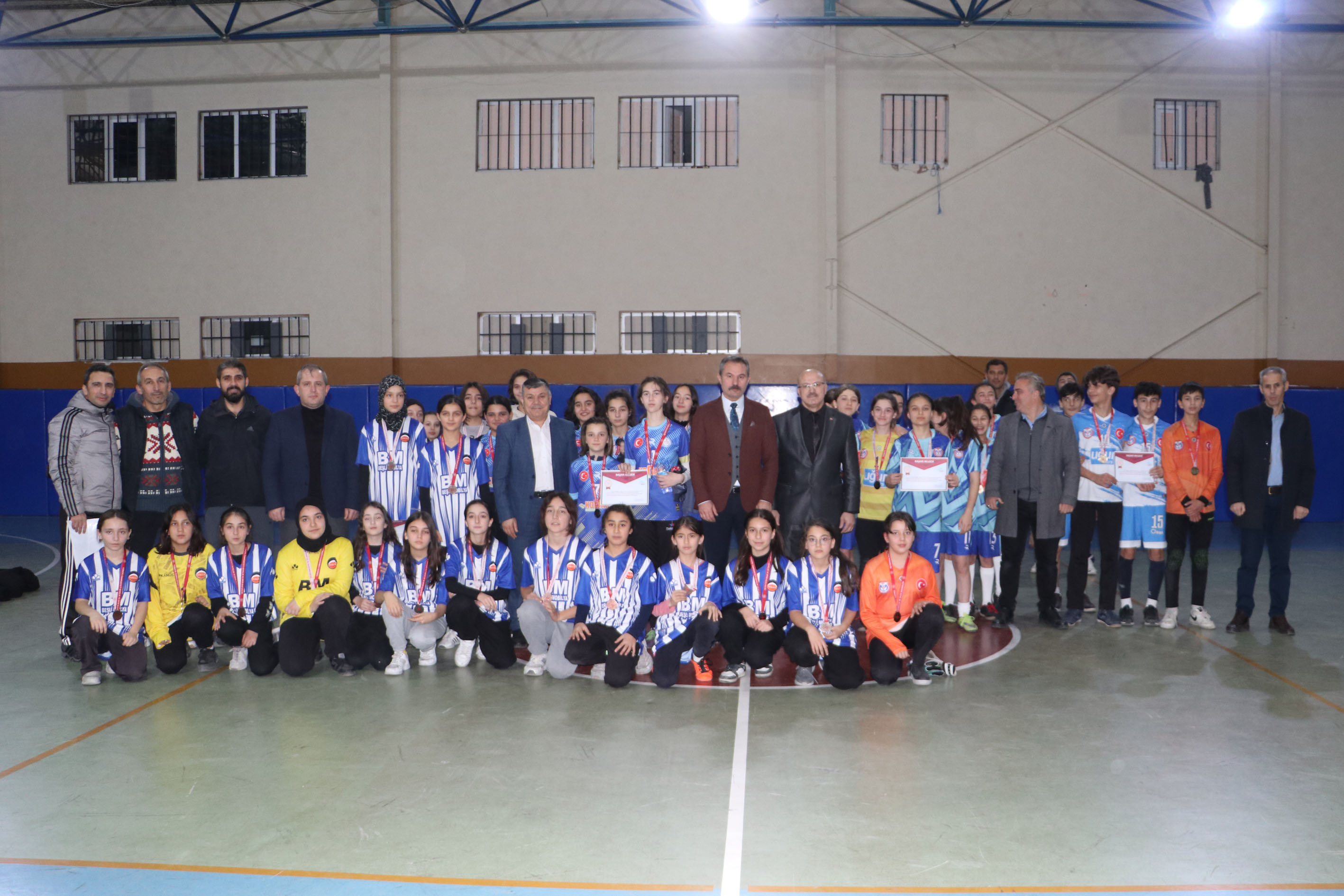 Havza’da okullar arası futsal turnuvası düzenlendi