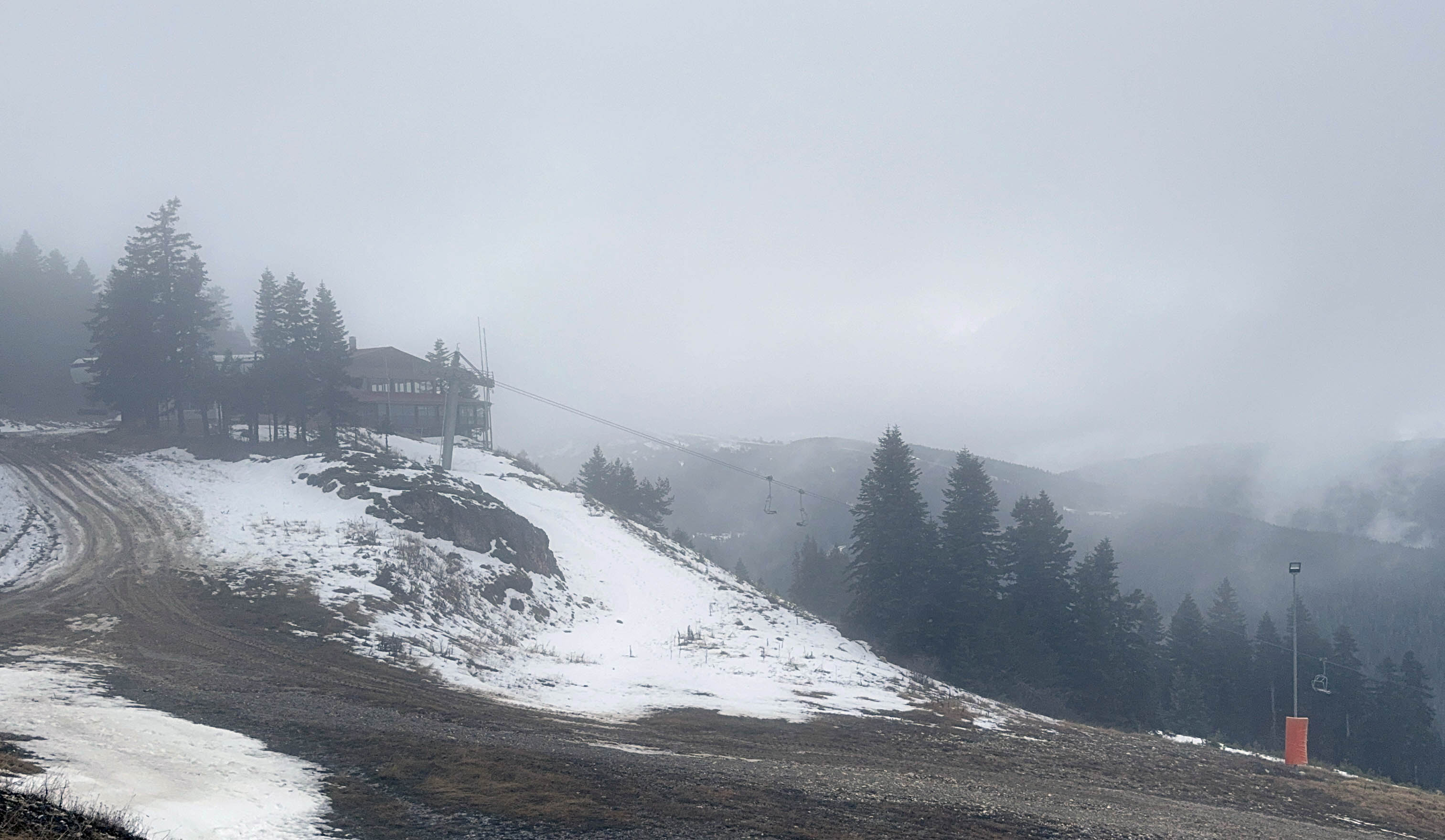 Ilgaz Dağı Kayak Merkezi’nde sis etkili oldu