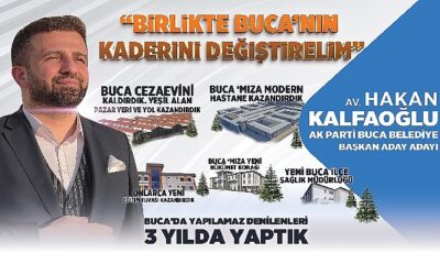 AK Parti Buca Belediye Başkan Aday Adayı Hakan Kalfaoğlu “Buca Hazır, Biz Hazırız.”