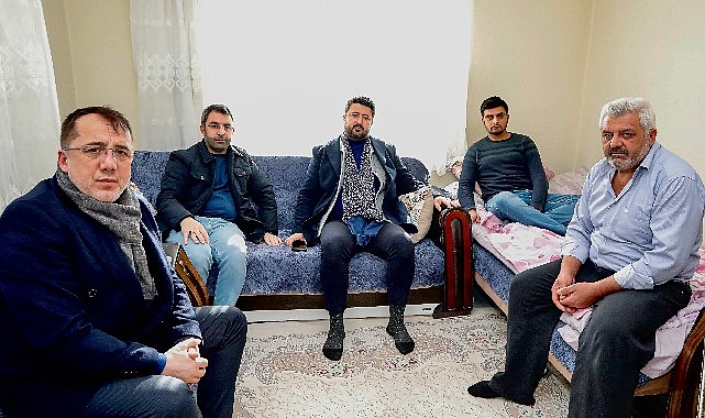 AK Parti milletvekili Çalışkan ve belediye başkanı Savran’dan Gazi Ali Aydoğdu’ya ziyeret
