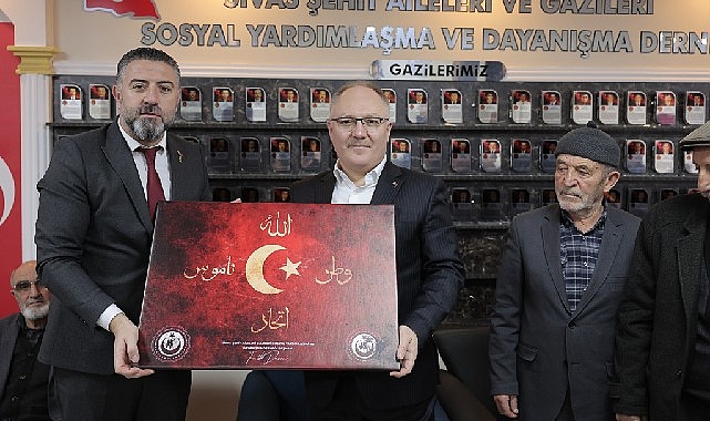 Başkan Bilgin Ankara Dönüşü ilk ziyaretini Şehit Aileleri ve Gazilere yaptı