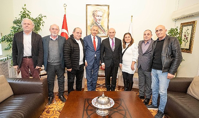 Başkan Soyer’e destek ziyaretleri