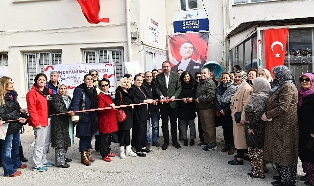 Çiğli Belediyesi 4. Kadın Dayanışma Merkezini Sasalı’da Açtı