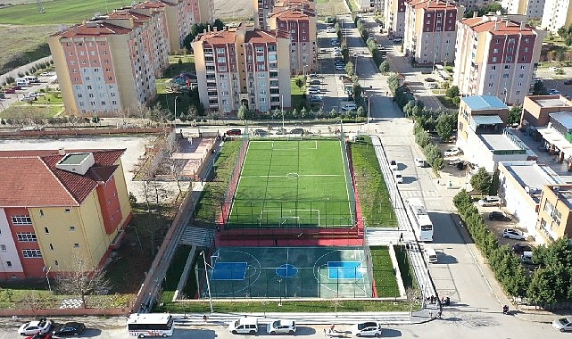 Lüleburgaz Belediyesi’nin yeni spor alanı tamamlandı