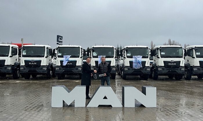Türkiye’nin köklü grubu Ziver Holding, inşaat şirketinin filosuna 30 MAN kamyon kattı