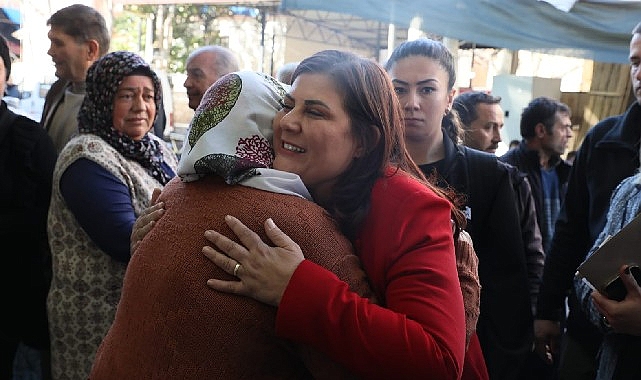 Başkan Çerçioğlu’na Sultanhisar’da sevgi seli