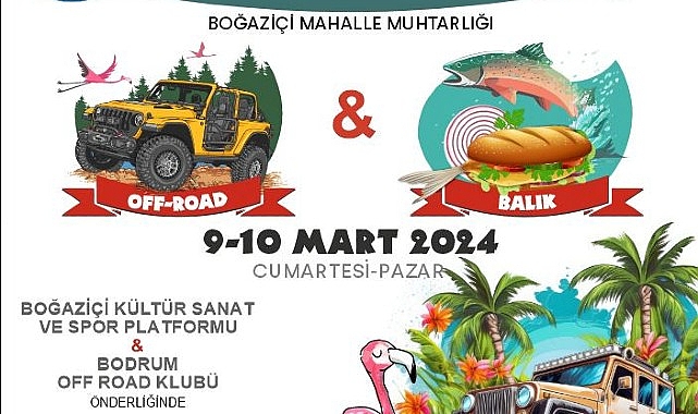 Milas Belediyesi, Boğaziçi Mahallesi’nde gerçekleştireceği Bargilya Off-Road ve Balık Festivali ile vatandaşlarına heyecan ve lezzet dolu iki gün geçirtmeye hazırlanıyor