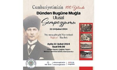 Muğla Büyükşehir Cumhuriyet’in 100.Yılında Muğla Sempozyumu Düzenliyor