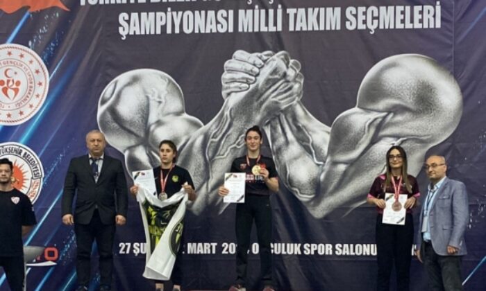 Milli Bilek Güreşçisi Kader Soydan Türkiye şampiyonu oldu