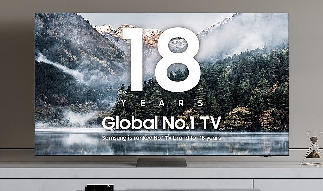 Gelenek bozulmadı: Samsung 18’inci defa global TV pazarının lideri oldu