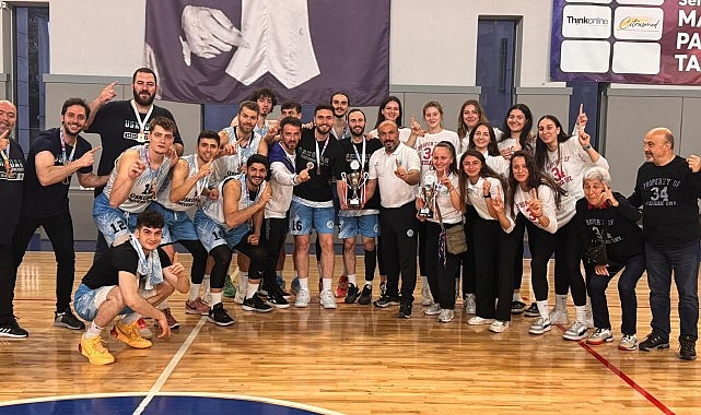 Erkek Basketbol Takımı Avrupa Şampiyonluğu’nu hedefliyor! Üsküdar Üniversitesi Erkek Basketbol takımı Süper Lig Şampiyonu oldu!
