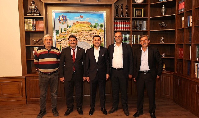 Horasan Belediye Başkanı Hayrettin Özdemir, Nevşehir Belediye Başkanı Rasim Arı’ya hayırlı olsun ziyaretinde bulundu