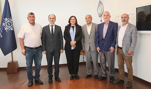 Saadet Partisi Aydın İl Başkanı Fatih Karahan Aydın Büyükşehir Belediye Başkanı Özlem Çerçioğlu’na nezaket ziyaretinde bulundu