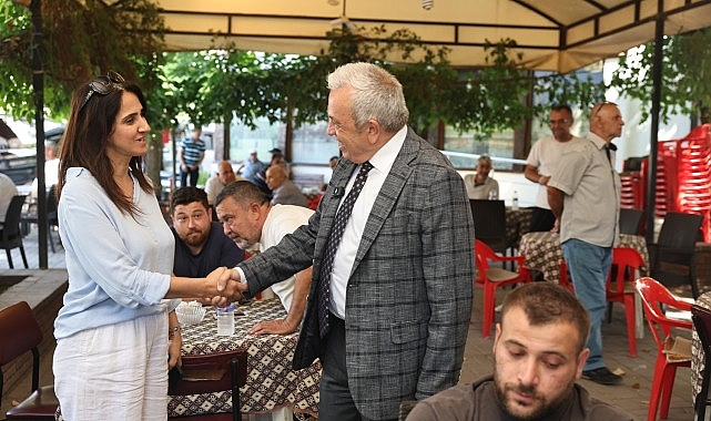 Başkan Şadi Özdemir Demirci’de mahalle halkını dinledi
