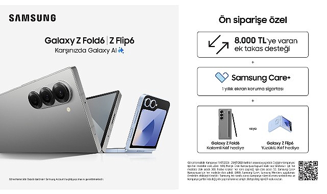 Galaxy Z Fold6 ve Z Flip6, yeni Galaxy Watch modelleri ve Galaxy Buds3 Serisi satışa sunuluyor