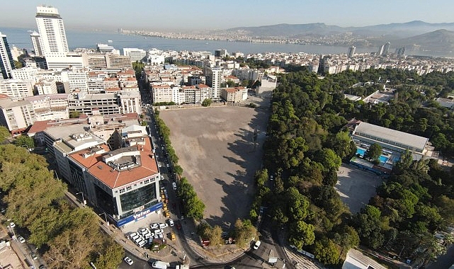 Belediye binasının yapımına karşılık Basmane Çukuru’ndan şartlı feragat