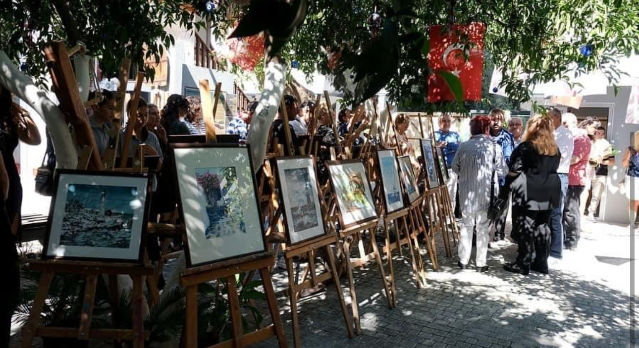 Kemer belediyesi kültür evi’nde sergi