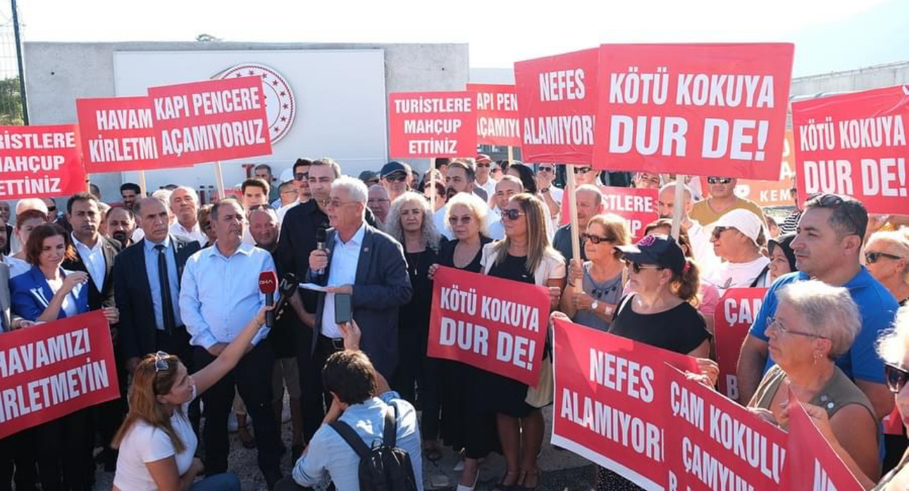 Antalya’da arıtma sorunu için basın açıklaması