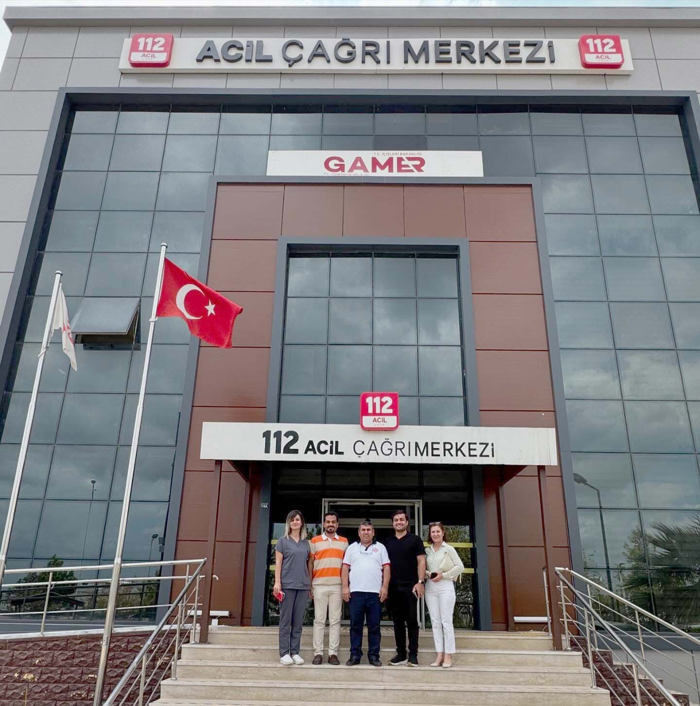 Sevgi Hastanesi heyetinden 112 acil çağrı merkezine ziyaret