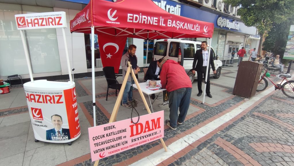 YRP’den ‘idam cezası’ için imza kampanyası