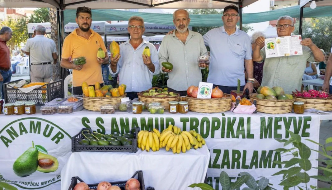 Mersin’de tropikal meyve şenliği coşkusu