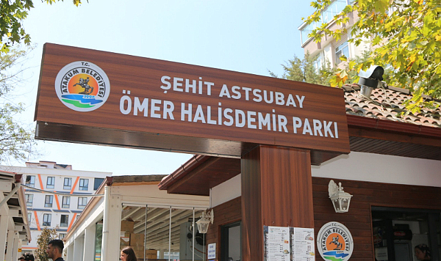 Şehit Ömer Halisdemir Parkı ile huzur molası