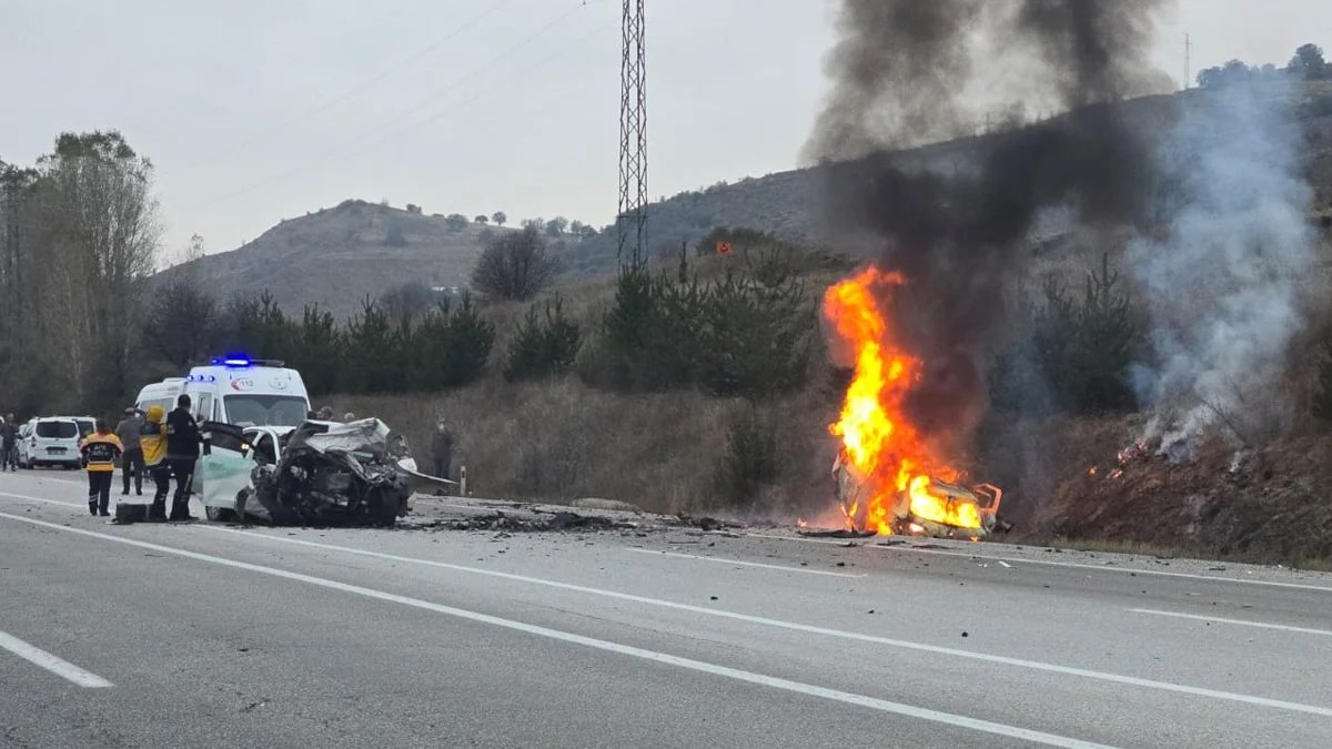 Erzincan’da korkunç kaza