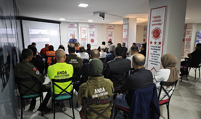 ANDA Samsun İl Temsilciliği’nde “Doğal Afet ve Krizler Karşısında Dirençli Kentlerin İnşası