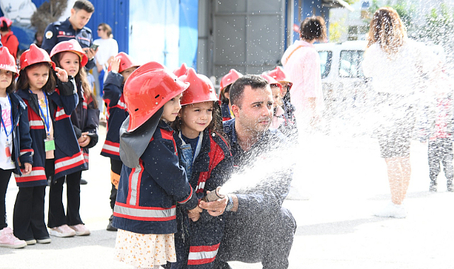 SAMSUN’UN MİNİK İTFAİYE GÖNÜLLÜLERİ