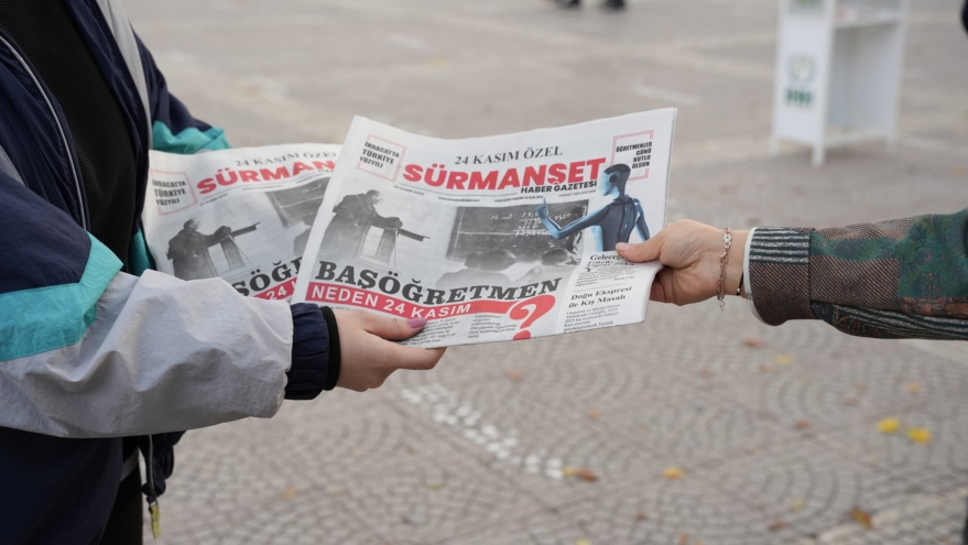 Sürmanşet Haber Gazetesi, 24 Kasım Öğretmenler Günü’ne özel ikinci sayısı okurlarıyla buluştu