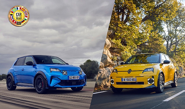 2025 Yılının Otomobili Renault 5 ve Alpine A290 Seçildi!