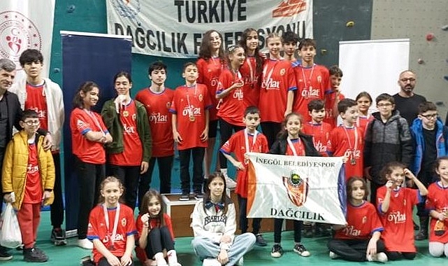 İnegöllü Dağcılık Branşı Ekiplerinden 40 Madalya