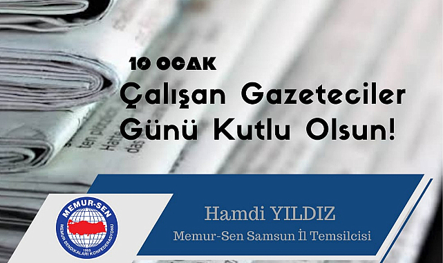 YILDIZ,10 Ocak Gazeteciler Gününü Kutladı.