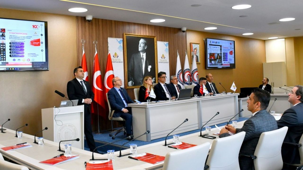 Trakya Üniversiteler Birliği Başkanlığı ÇOMÜ Rektörü Erenoğlu’na Devredildi