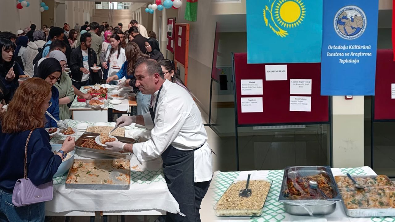 Kırıkkale Üniversitesi’nde ÜNİDES ile Kazak Mutfağı Tanıtıldı