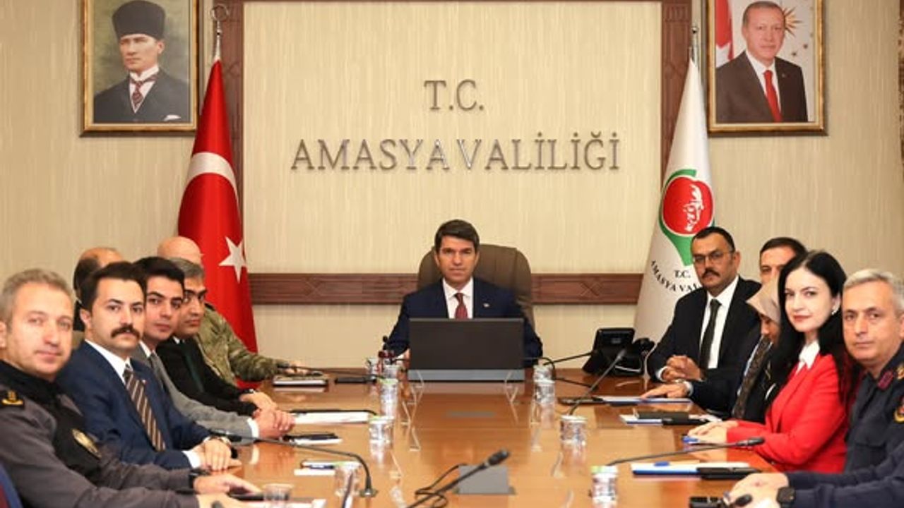 Amasya Güvenlik Toplantısı: Terör, Uyuşturucu, Göç Tartışıldı