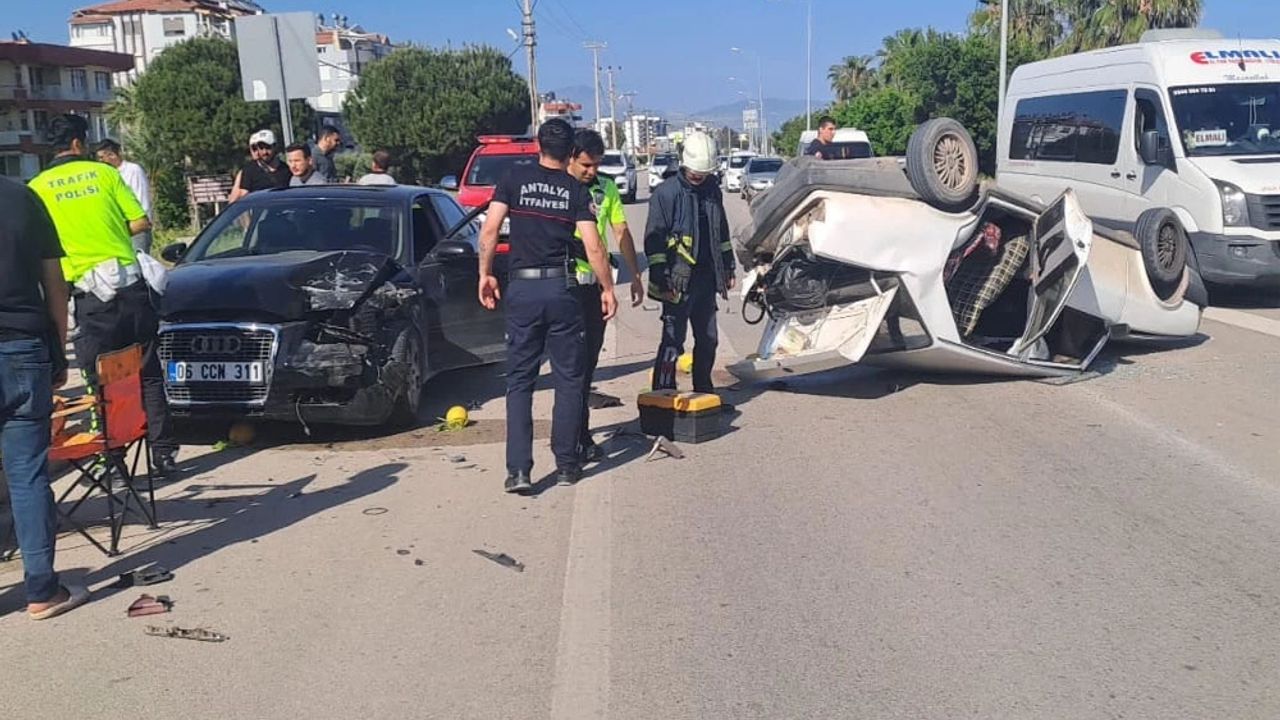 Antalya Finike’de Trafik Kazası: Bir Yaralı