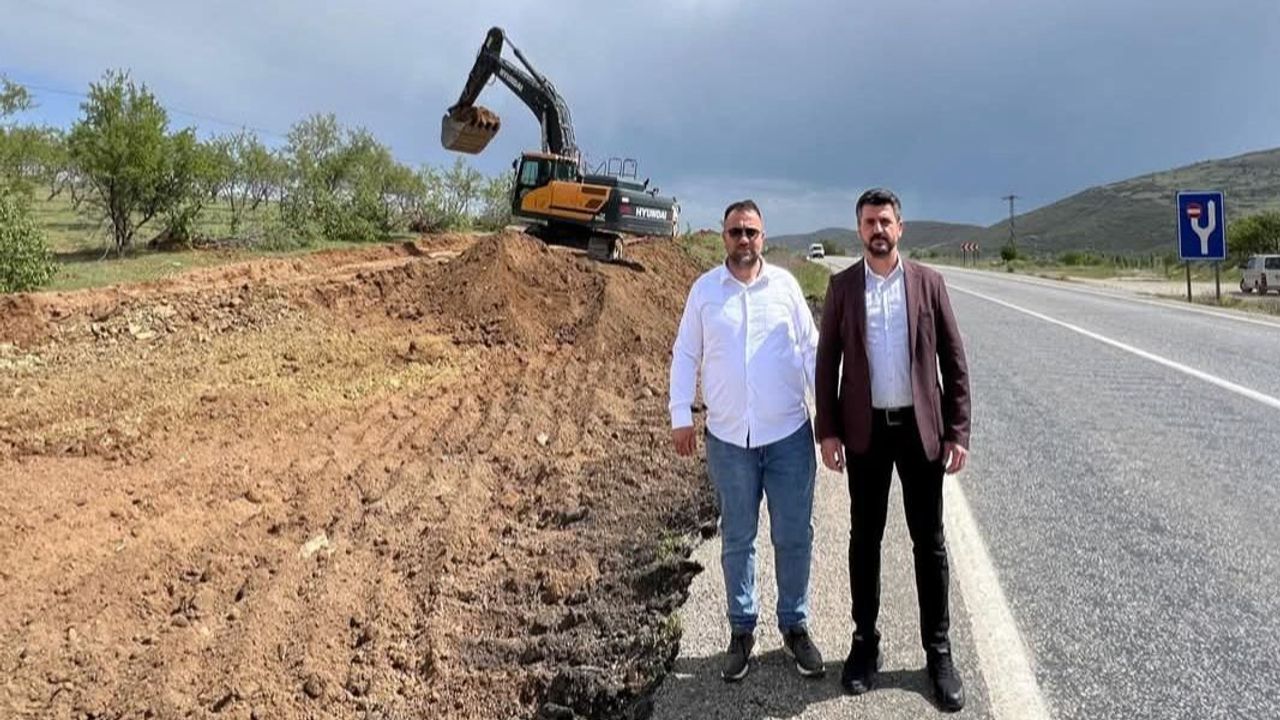Isparta Konya Yolu Fele Bağlantı Çalışmaları Başladı