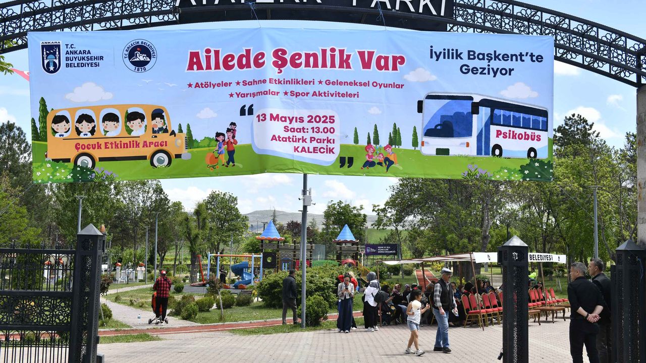Psikobüs Kalecik Aile Haftası Şenliğine Renk Kattı
