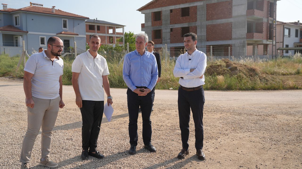 Erbaa’da Osman Gazi Caddesi’ne Bulvar Düzenlemesi